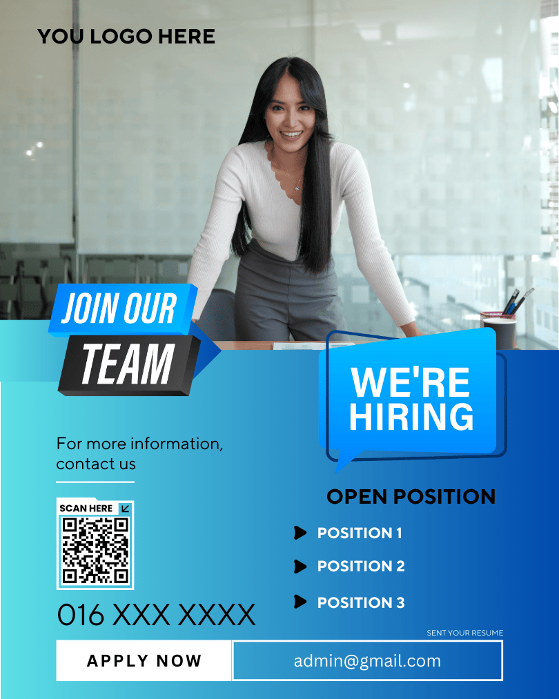 we are hiring poster